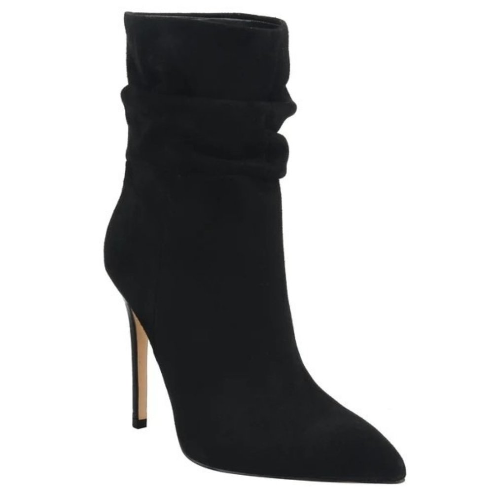 Marc Fisher LTD Rayya Dress Booties in Black Leather